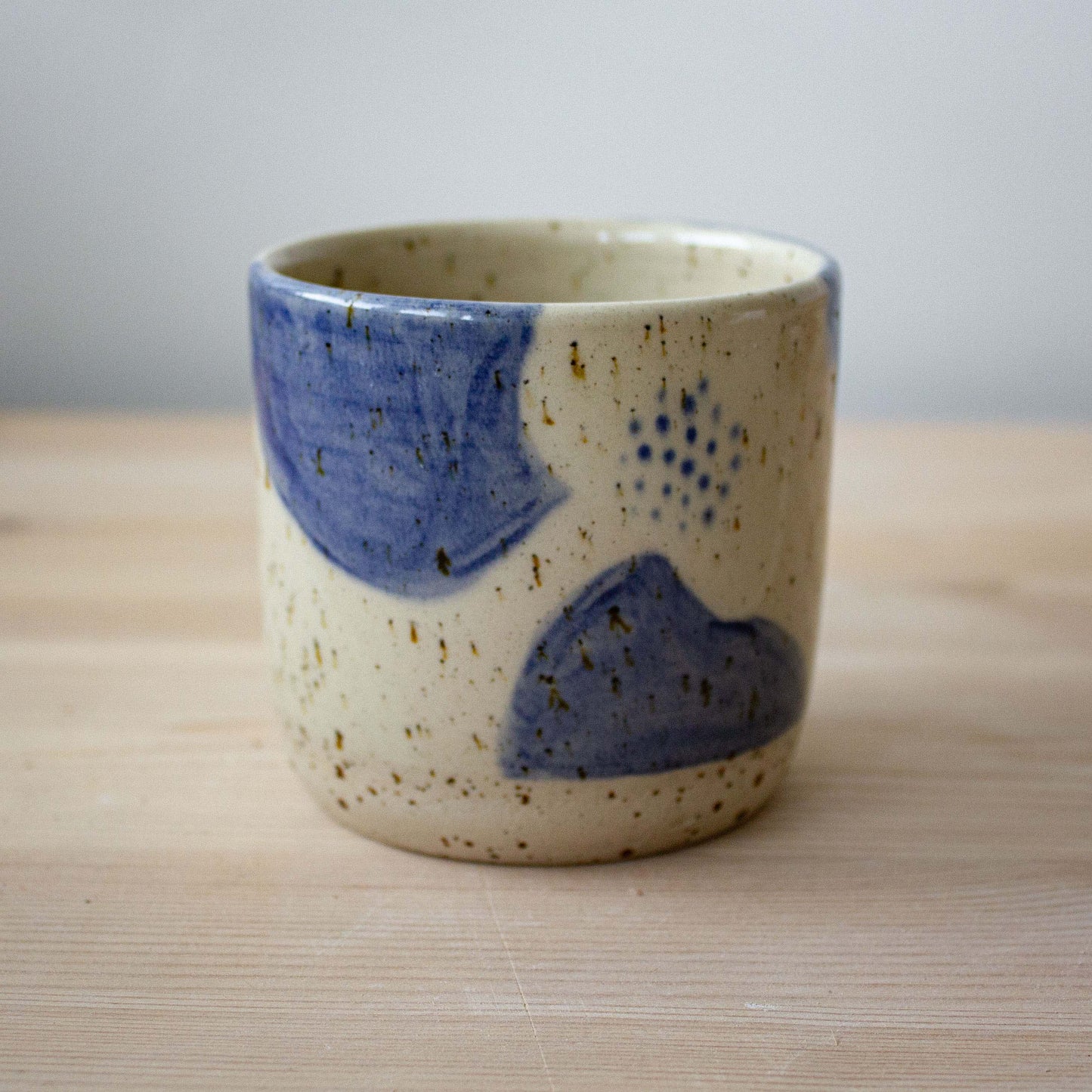 Abstract cup / blue