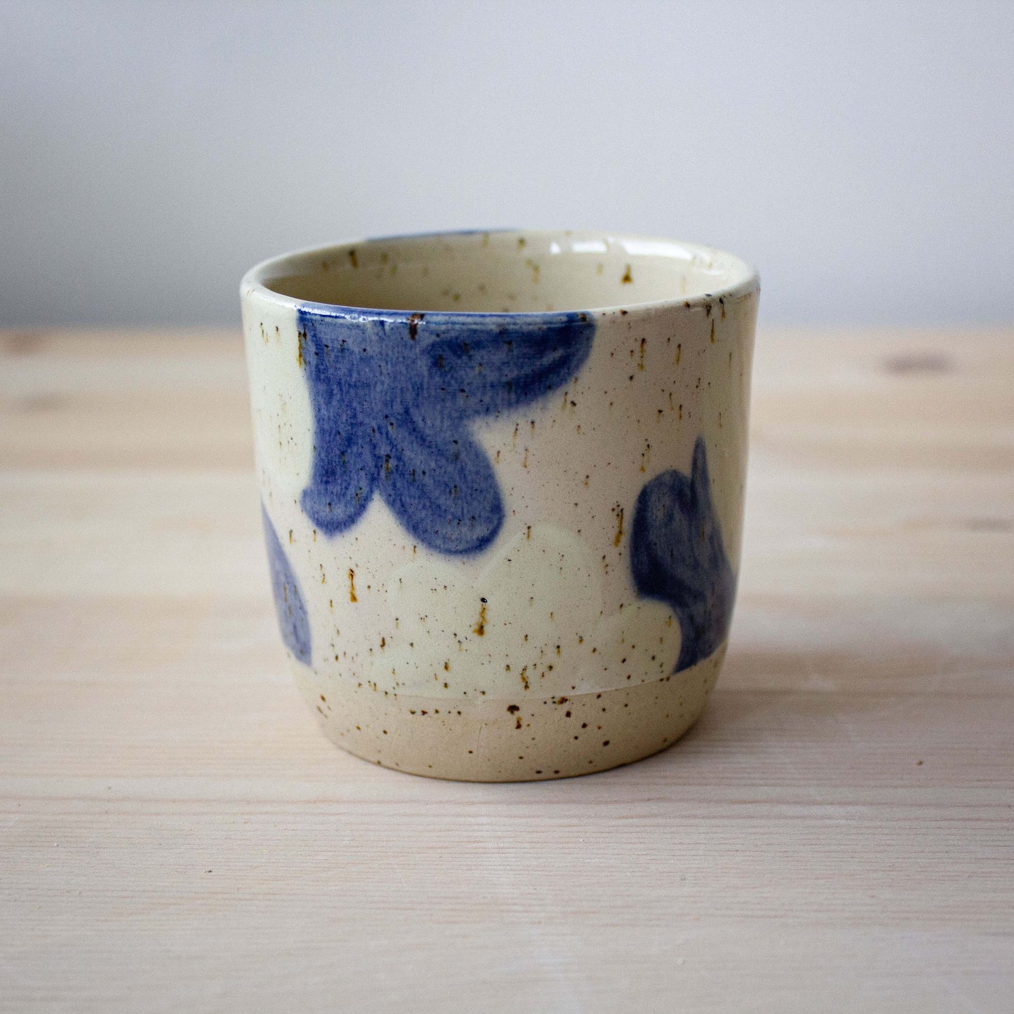 Abstract cup / blue