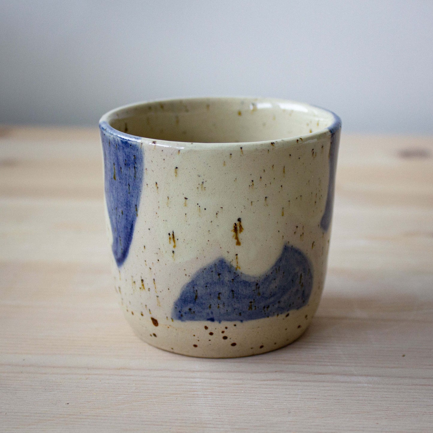 Abstract cup / blue