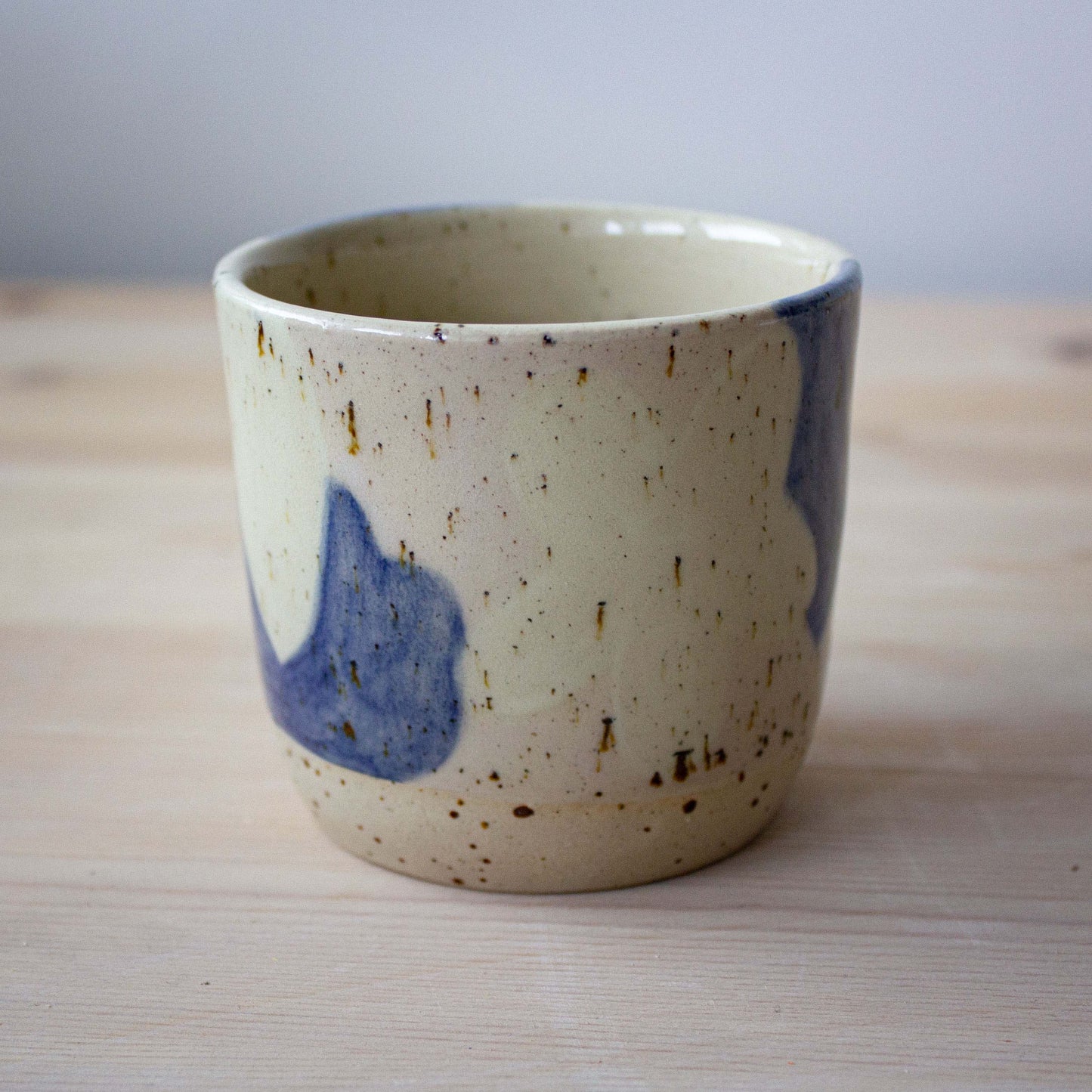 Abstract cup / blue