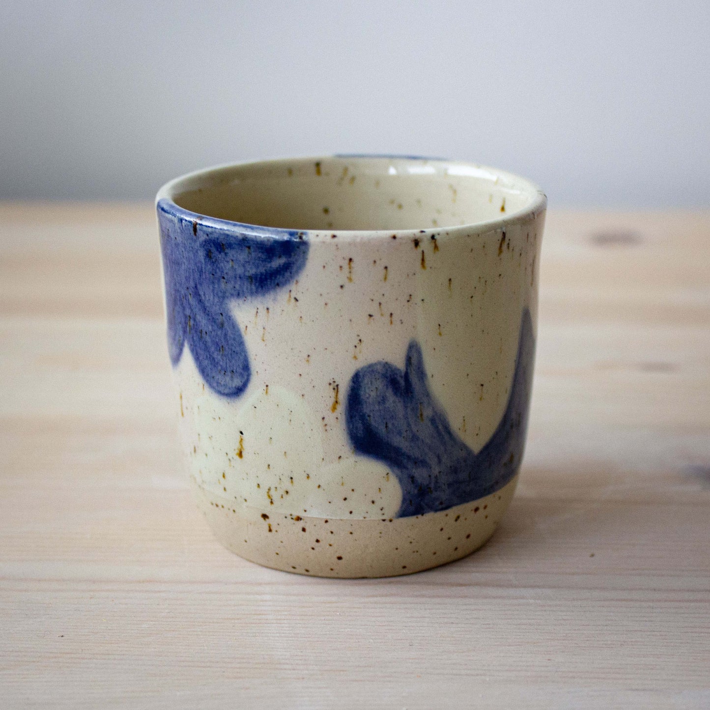 Abstract cup / blue