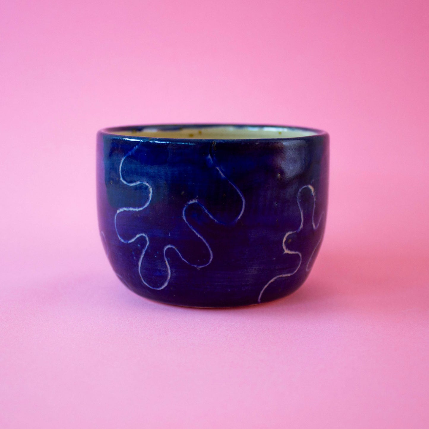 Blue Matisse ceramic cup