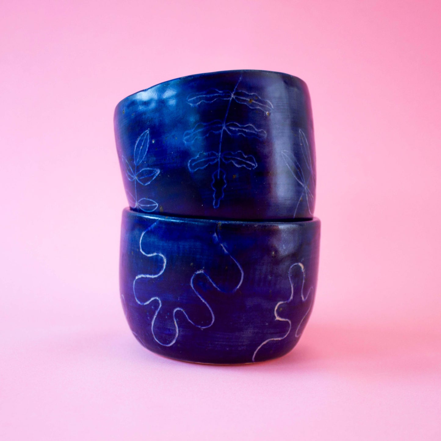 Blue Matisse ceramic cup